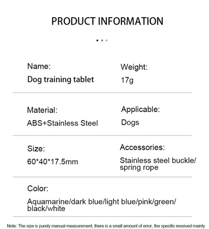Manufacturer Customized Logo Pet Training Dog Trainer Clicker Manual Wrist Strap Ring Clicker Press Training