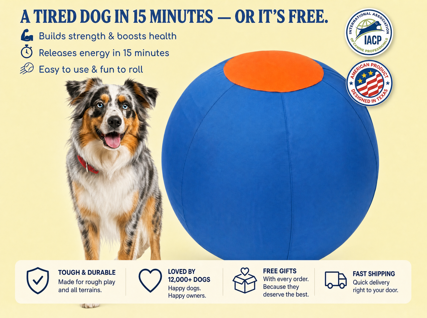 Happy Herd™ Herding & Interactive Ball for Dogs